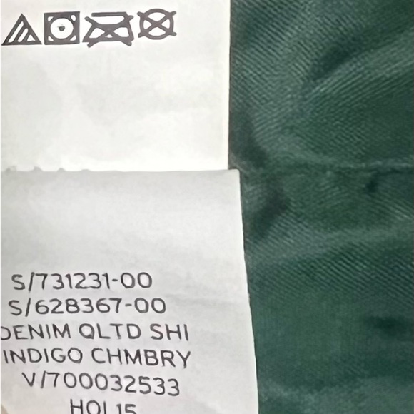 GAP Boys Denim Quilted chambray jacket - Picture 7 of 14